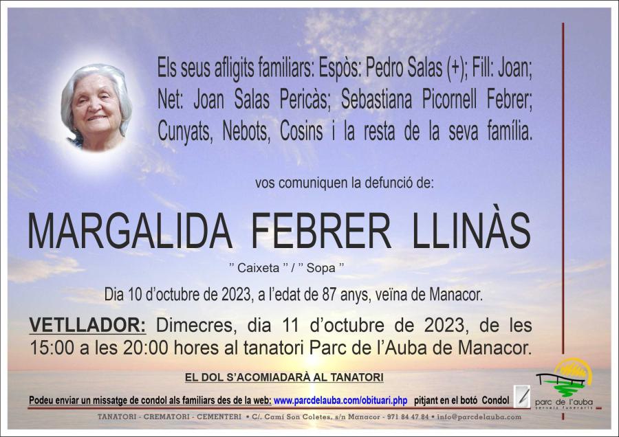 MARGALIDA FEBRER LLINÀS