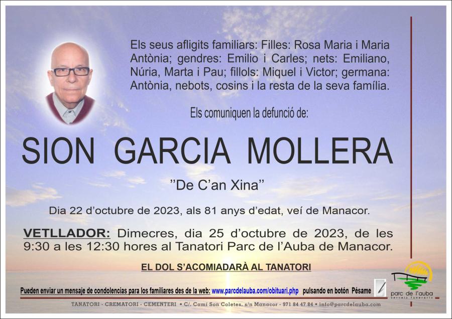SION GARCIA MOLLERA