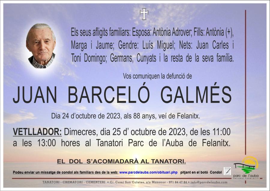 JUAN BARCELÓ GALMÉS