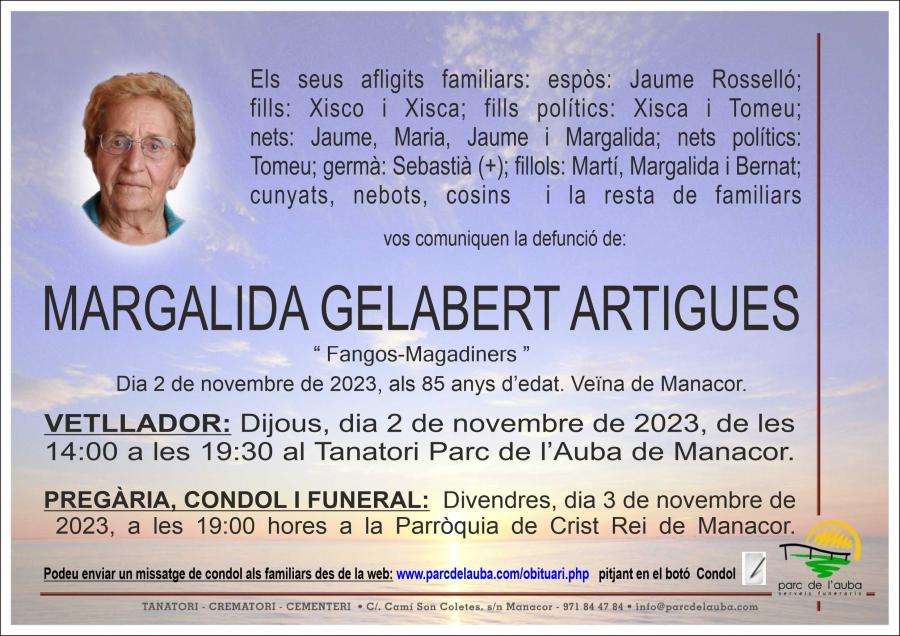 MARGALIDA GELABERT ARTIGUES