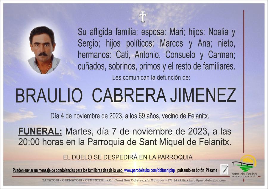 BRAULIO CABRERA JIMENEZ