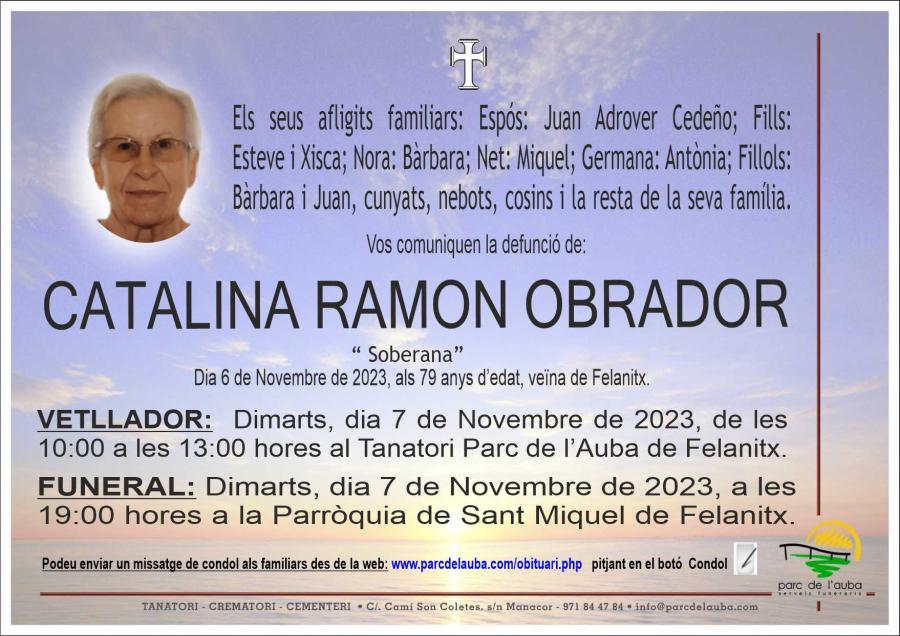 CATALINA RAMON OBRADOR