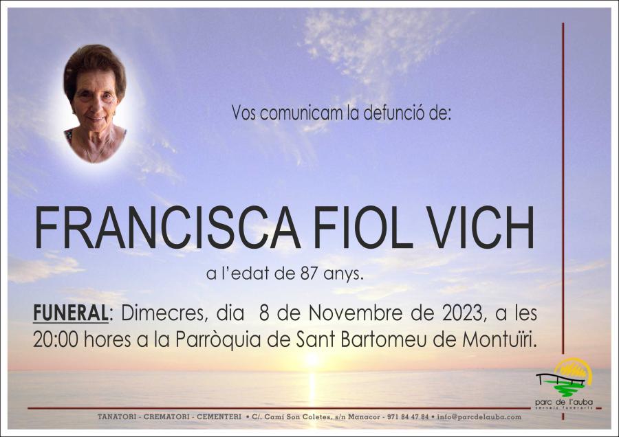 FRANCISCA FIOL VICH