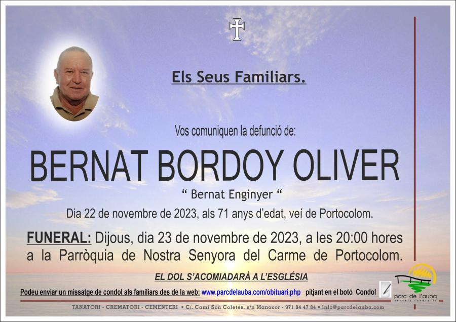 BERNAT  BORDOY OLIVER