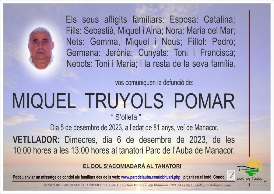 MIQUEL TRUYOLS POMAR