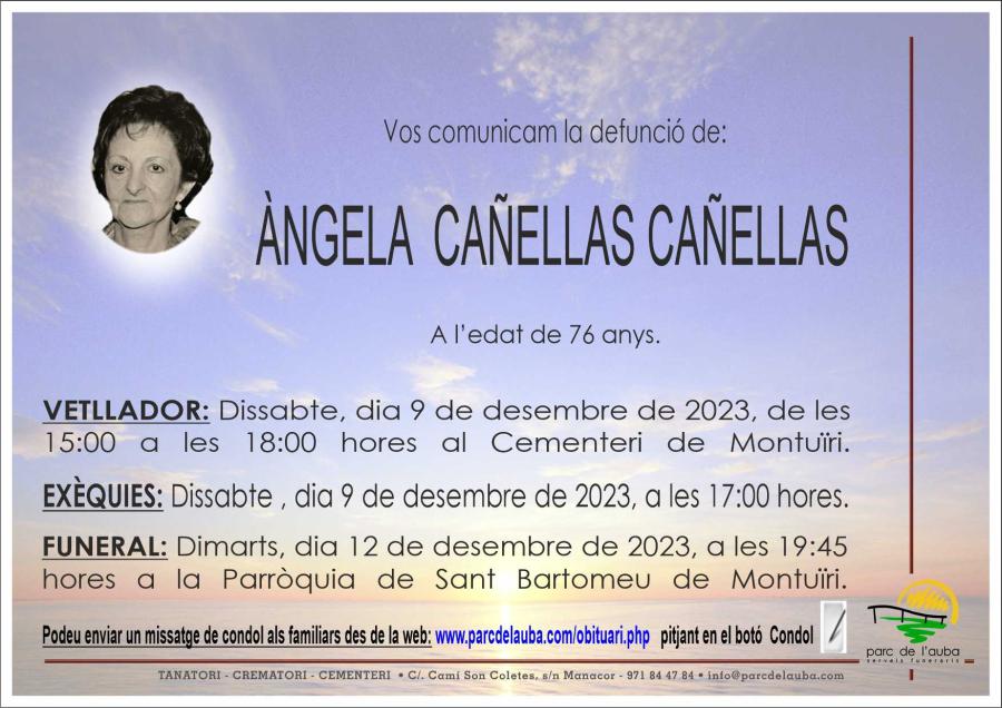 ÀNGELA CAÑELLAS CAÑELLAS