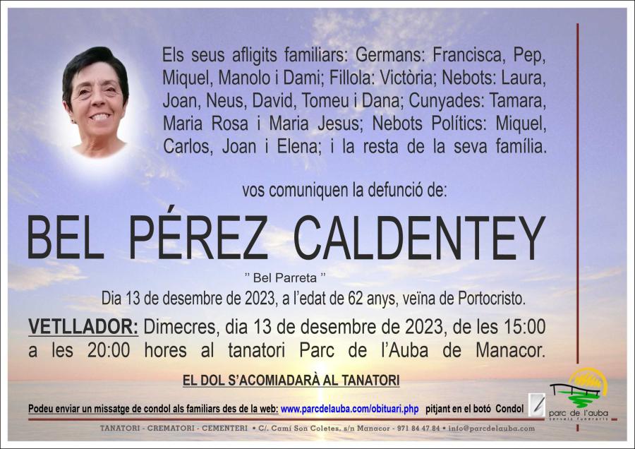 BEL PÉREZ CALDENTEY