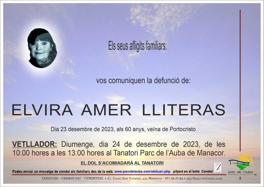 ELVIRA AMER LLITERAS