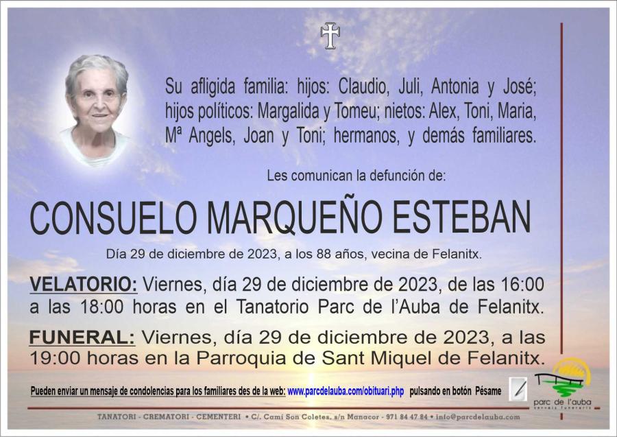 CONSUELO  MARQUEÑO ESTEBAN