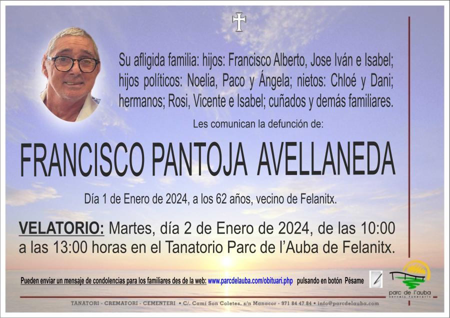 FRANCISCO PANTOJA AVELLANEDA