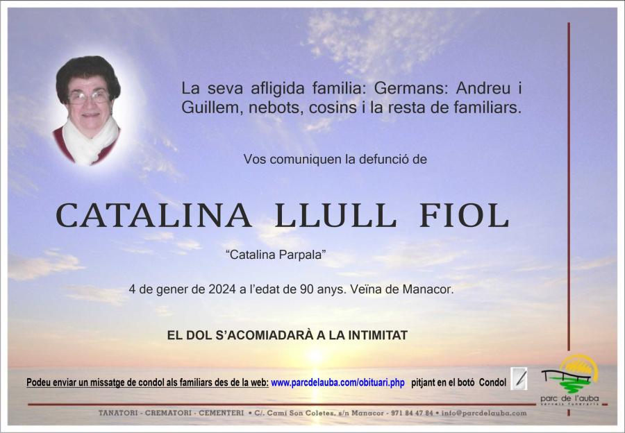CATALINA LLULL  FIOL