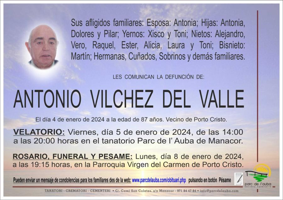ANTONIO VILCHEZ DEL VALLE