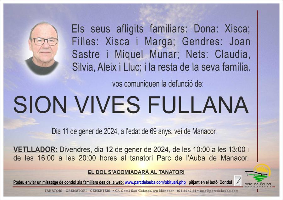 SION  VIVES FULLANA