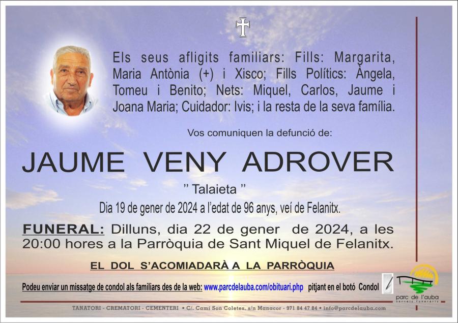 JAUME VENY ADROVER