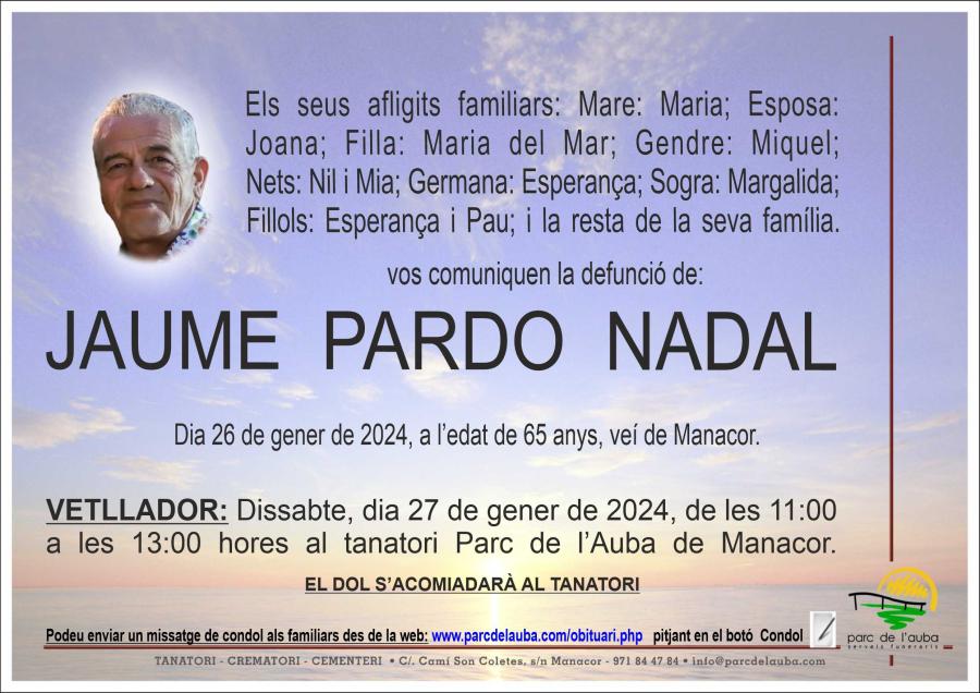 JAUME PARDO NADAL