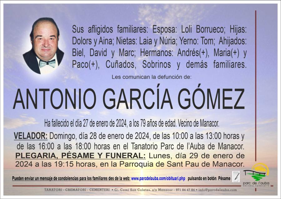 ANTONIO GARCIA GOMEZ