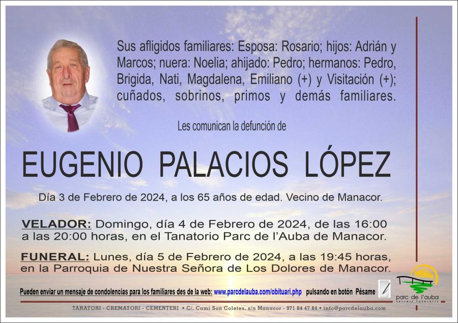 EUGENIO PALACIOS LÓPEZ