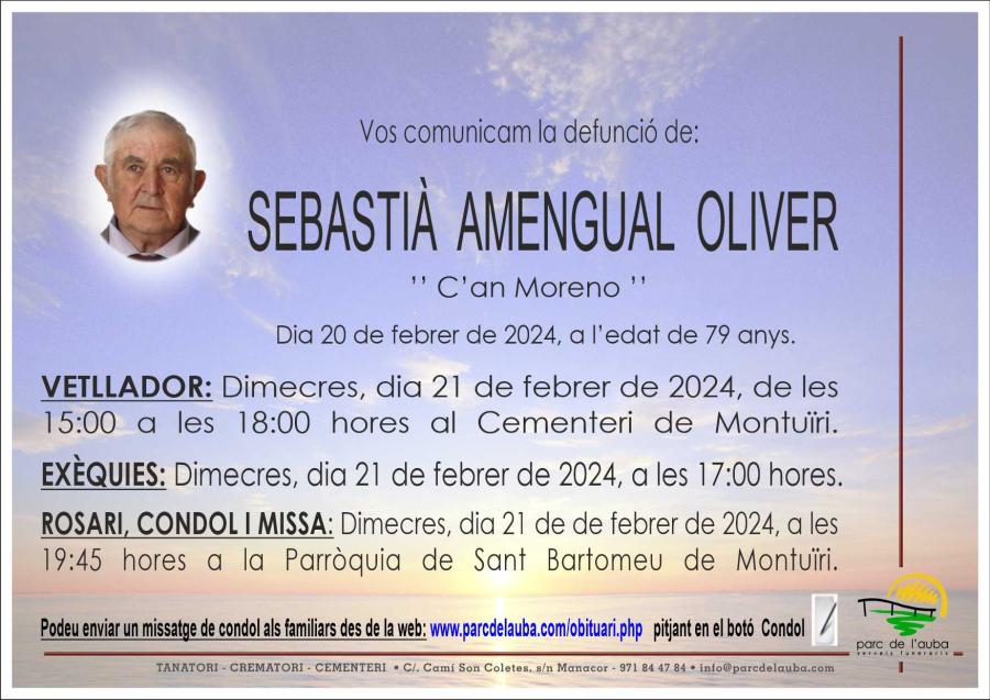 SEBASTIÀ  AMENGUAL OLIVER