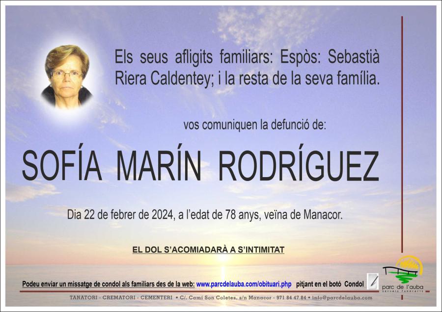 SOFÍA MARÍN RODRÍGUEZ