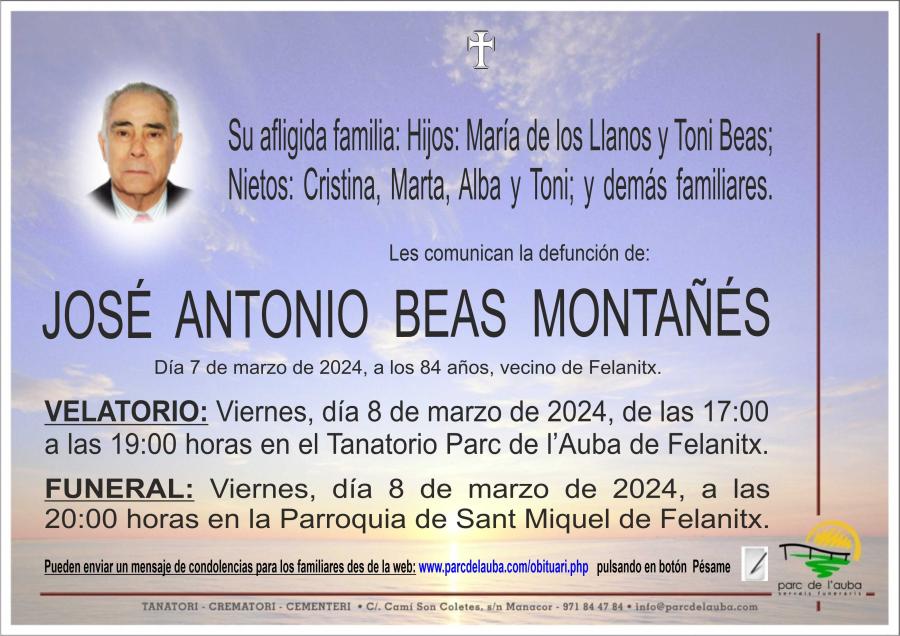 JOSÉ ANTONIO BEAS MONTAÑÉS