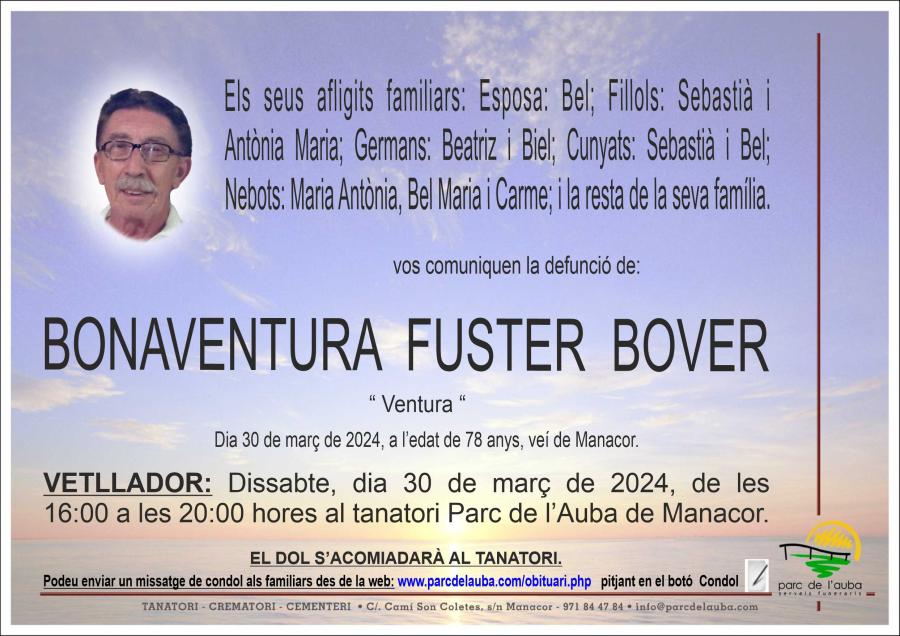 BONAVENTURA FUSTER BOVER