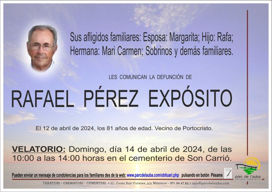 RAFAEL PÉREZ EXPÓSITO
