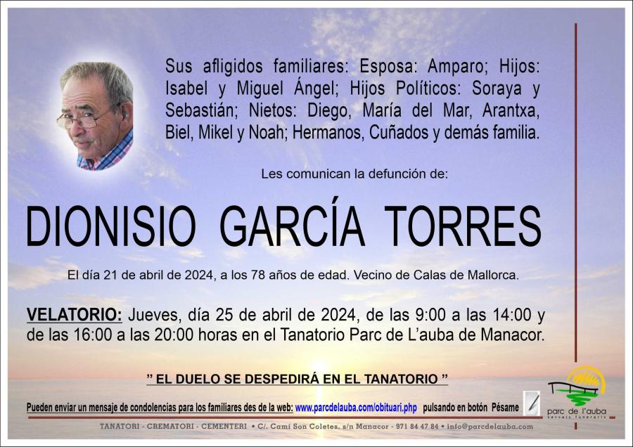 DIONISIO GARCÍA TORRES