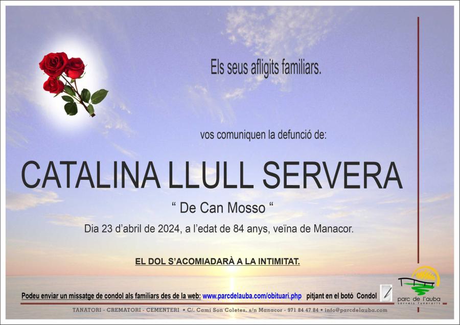 CATALINA  LLULL SERVERA