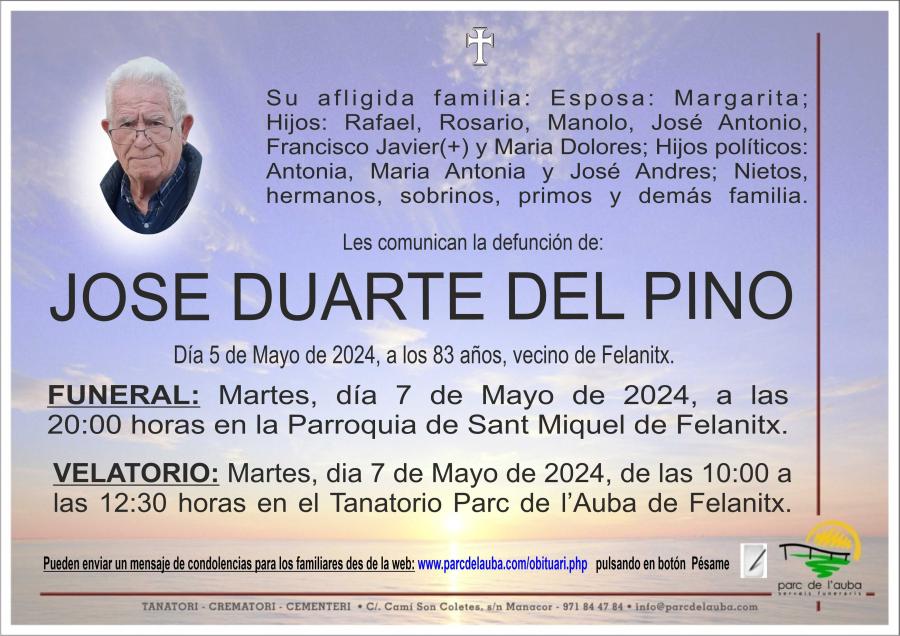 JOSE  DUARTE DEL PINO