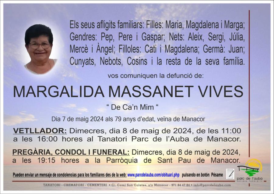 MARGALIDA  MASSANET VIVES