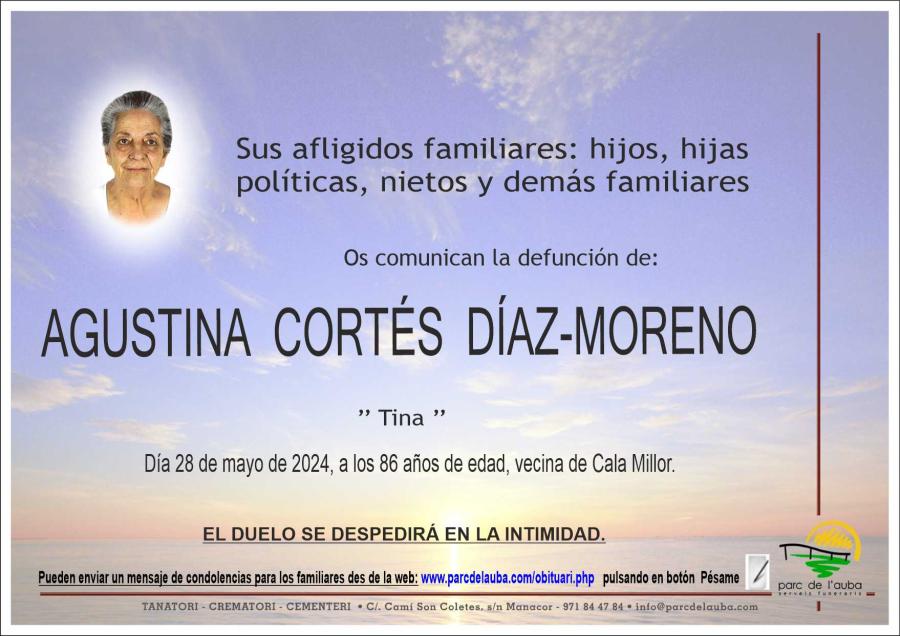 AGUSTINA CORTÉS DÍAZ-MORENO