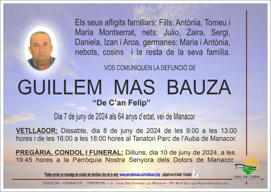 GUILLEM MAS BAUZA