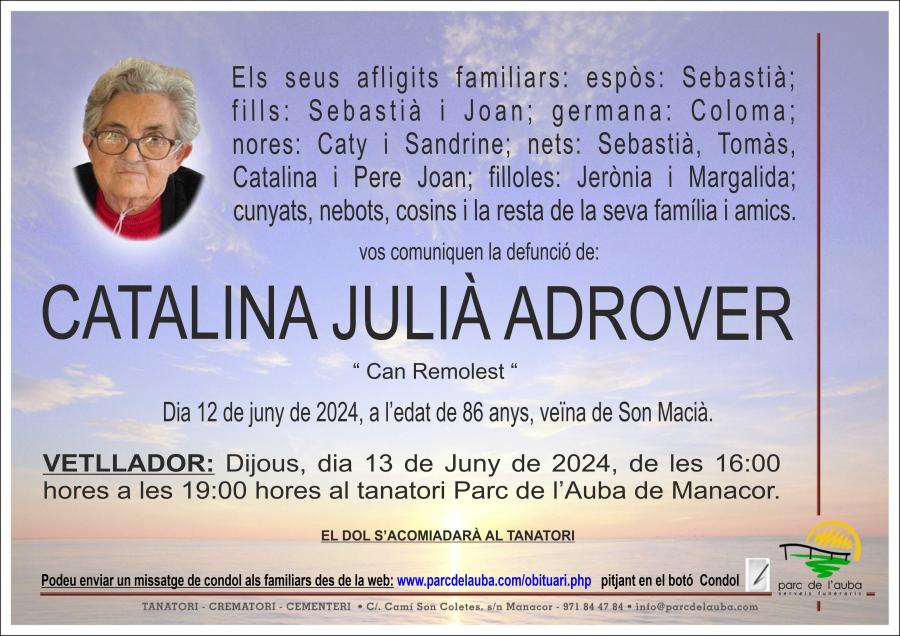 CATALINA  JULIÀ ADROVER