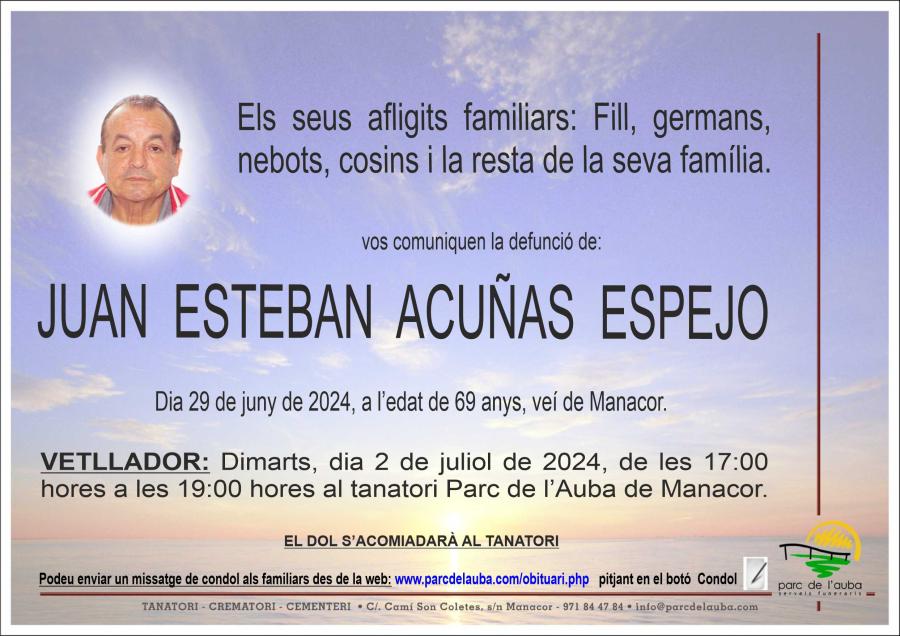 JUAN ESTEBAN ACUÑAS ESPEJO