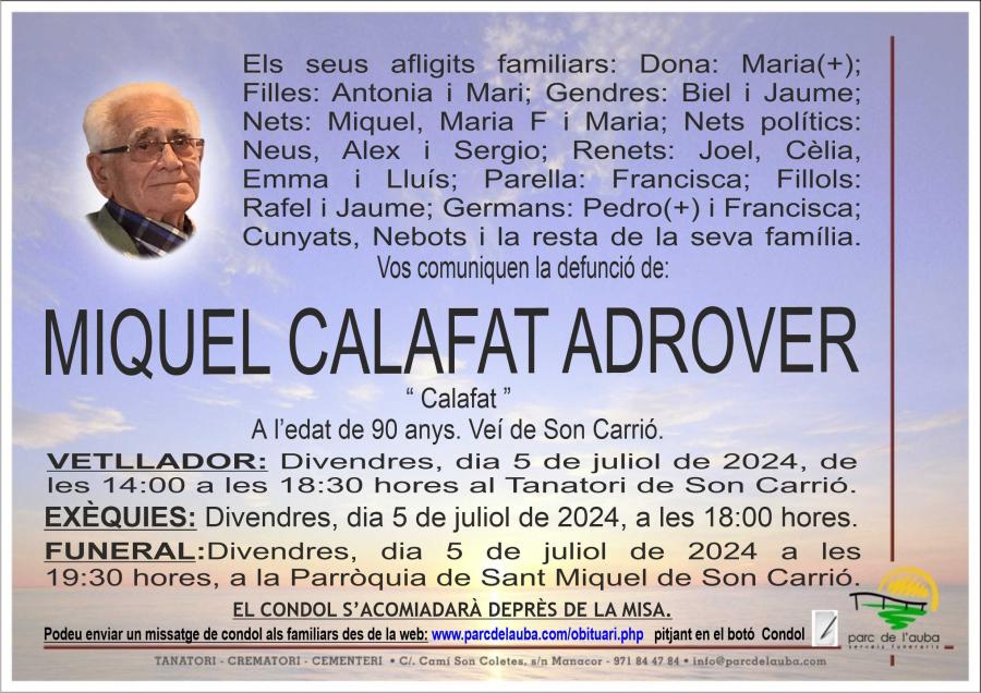 MIQUEL  CALAFAT ADROVER