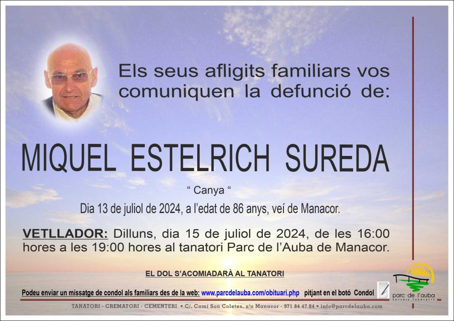 MIQUEL ESTELRICH SUREDA