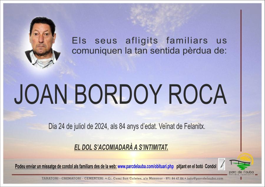 JUAN BORDOY ROCA