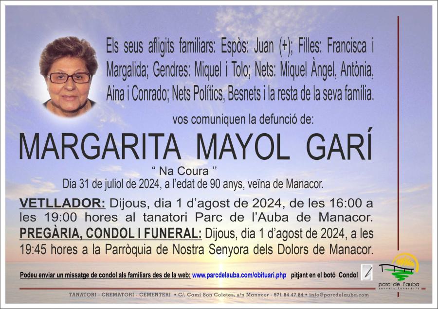 MARGARITA MAYOL GARÍ