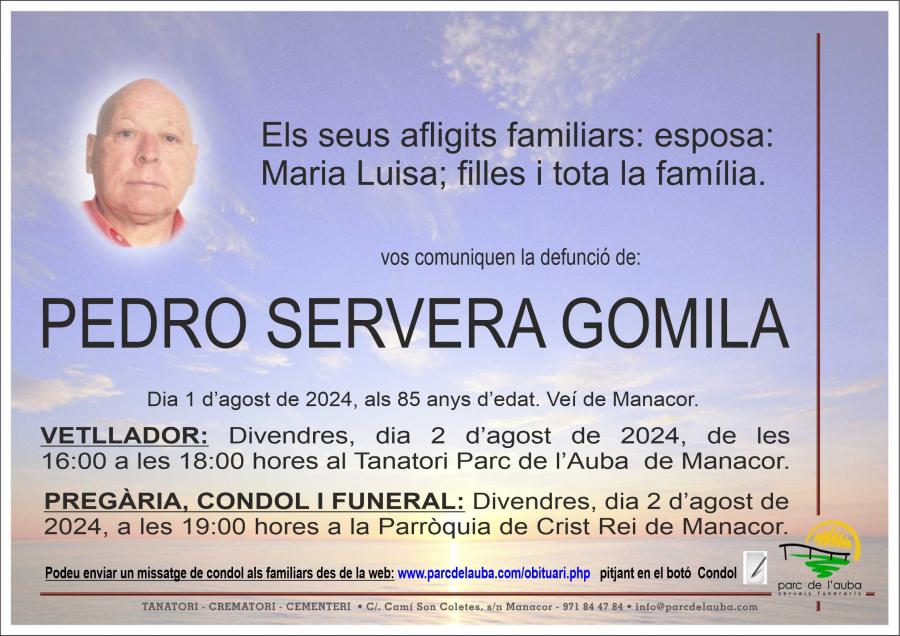 PEDRO SERVERA GOMILA