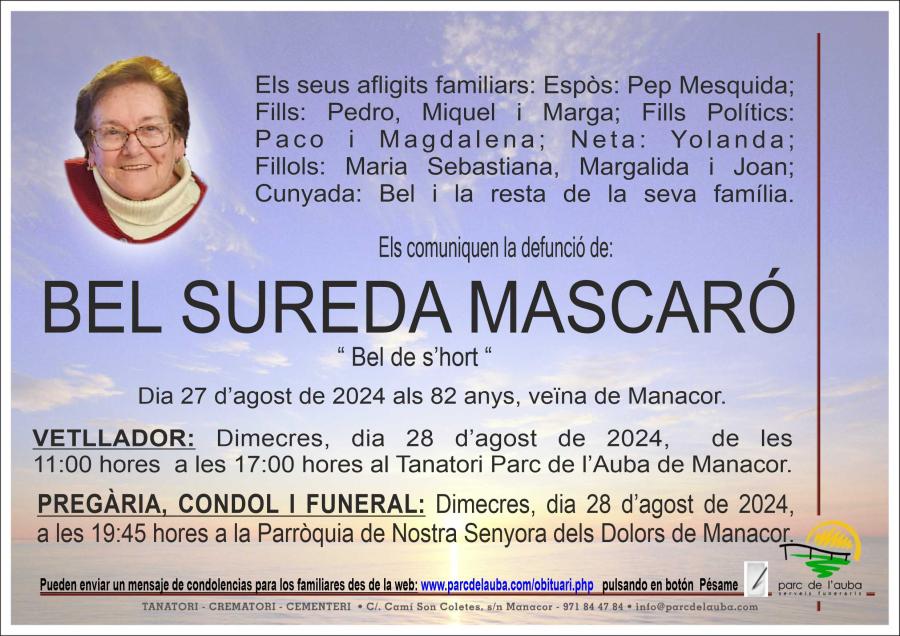 BEL SUREDA MASCARÓ