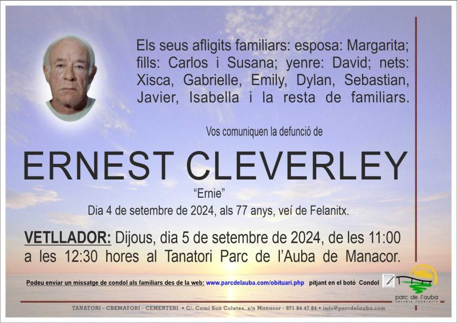 ERNEST CLEVERLEY