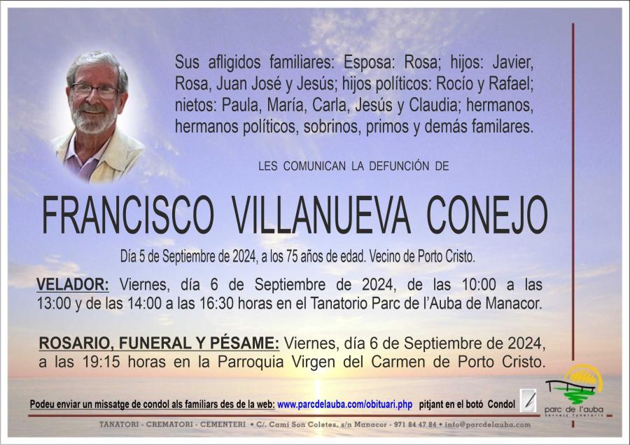 FRANCISCO VILLANUEVA CONEJO