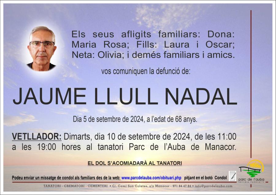 JAUME LLULL NADAL