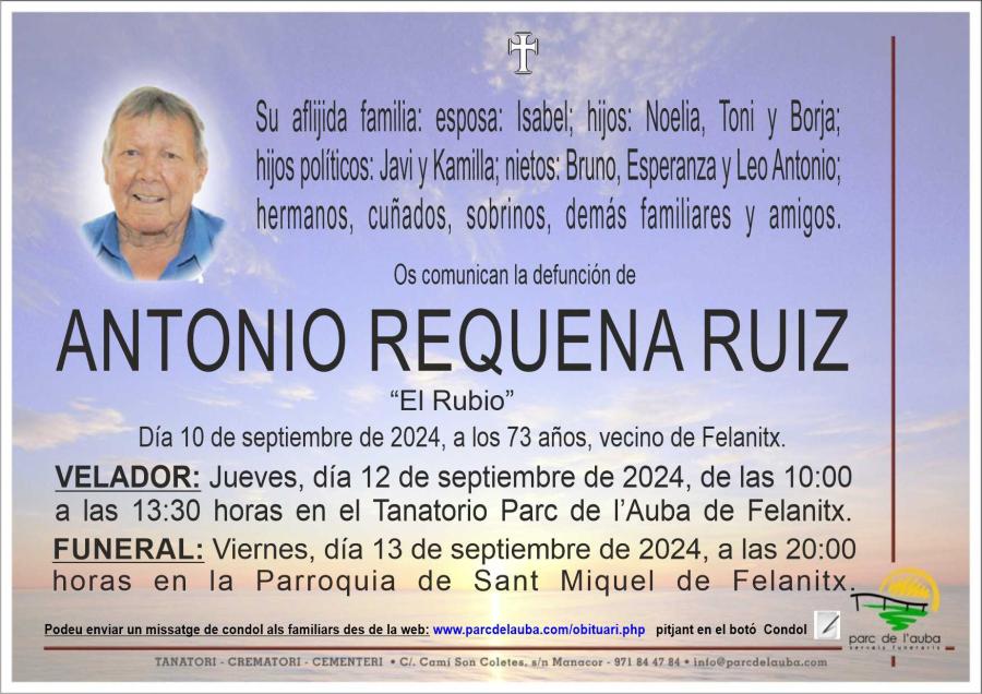 ANTONIO REQUENA RUIZ