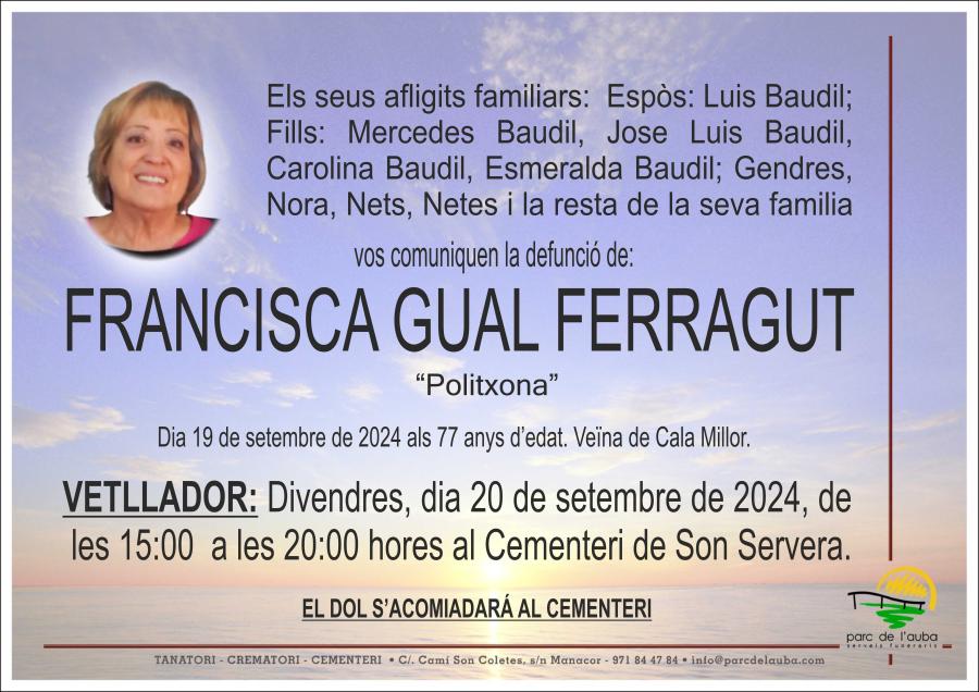 FRANCISCA  GUAL FERRAGUT