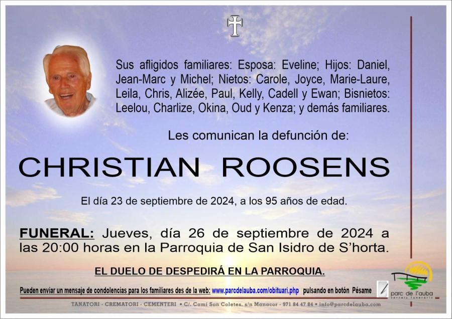 CHRISTIAN  ROOSENS