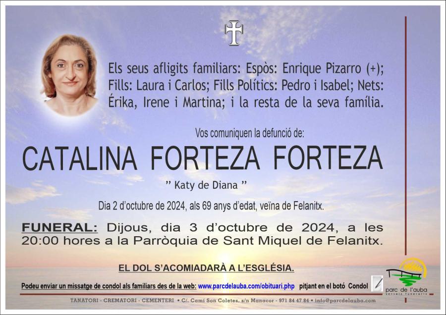 CATALINA FORTEZA FORTEZA