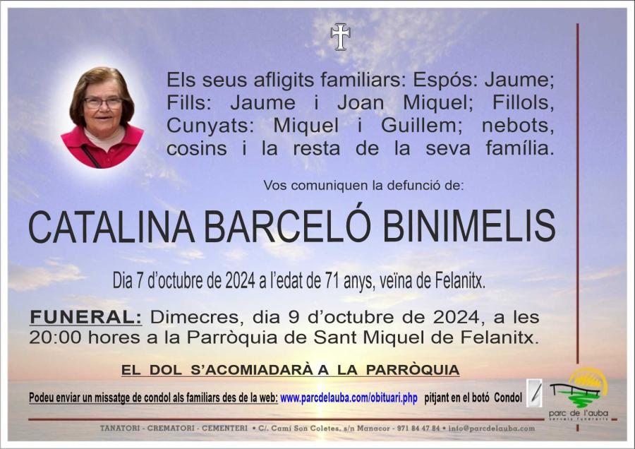 CATALINA  BARCELÓ BINIMELIS