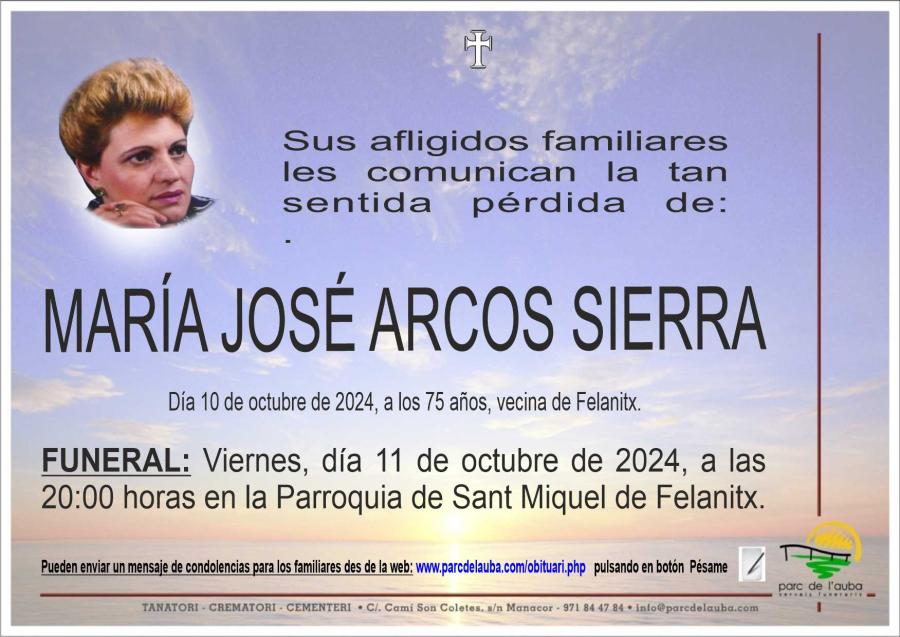 MARIA JOSE ARCOS SIERRA