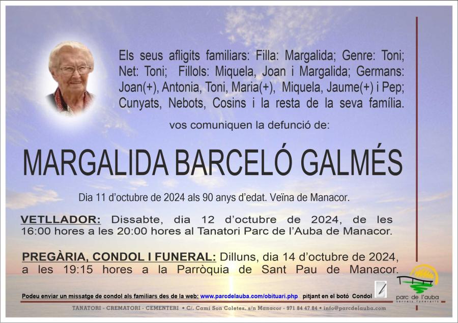 MARGALIDA BARCELÓ GALMÉS